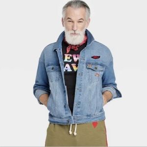 TAKE PRIDE GAY PARADE LGBTQIA DENIM JACKET 1969 STONEWALL RIOTS NEW YORK CITY XL